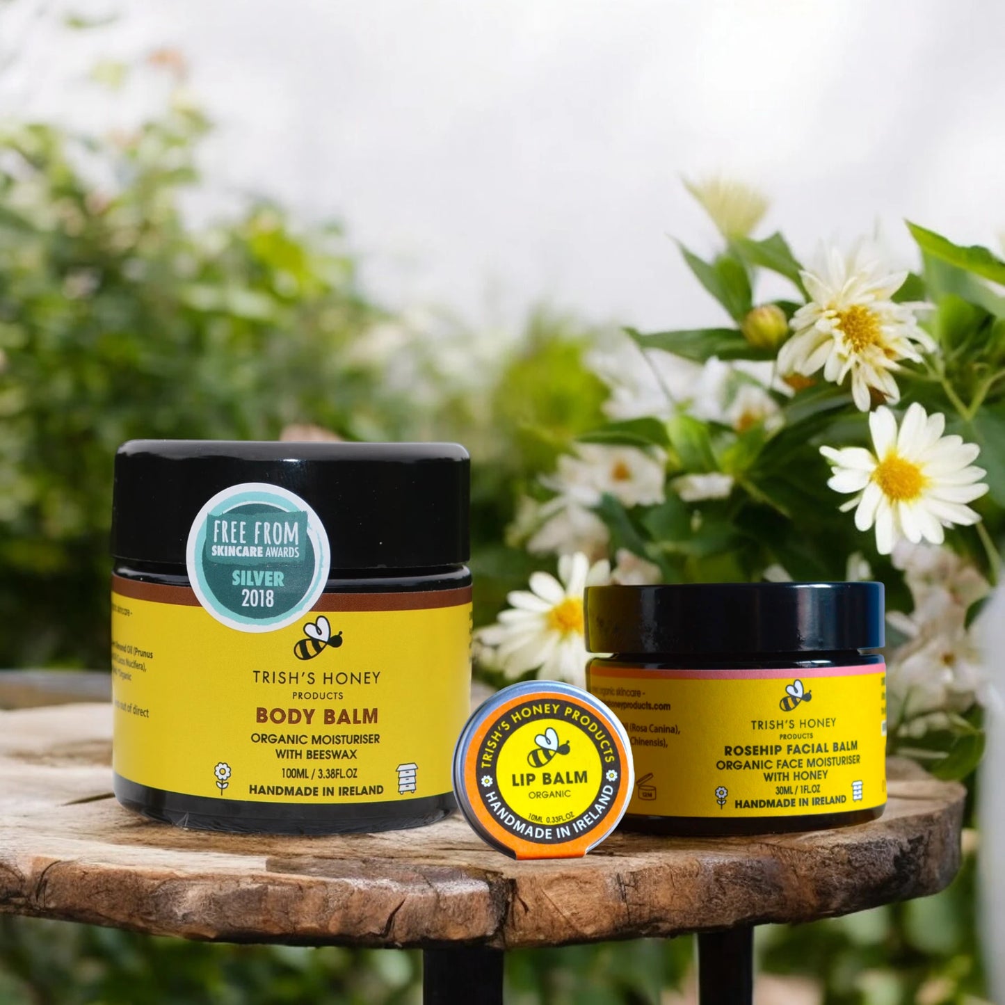 BEE ORGANIC SKINCARE BUNDLE with LIP BALM - Trishs Honey Products